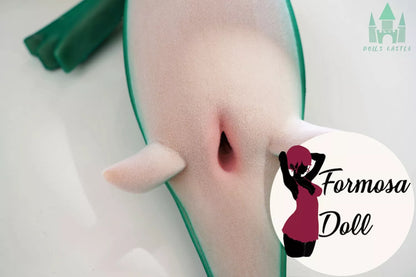 Serivy – Fapdoll Furry Ispirazione Pokémon in Silicone – 80 cm