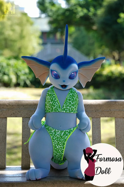 Fur Fapdoll Vaporeon – Furry Doll in Silicone 100 cm
