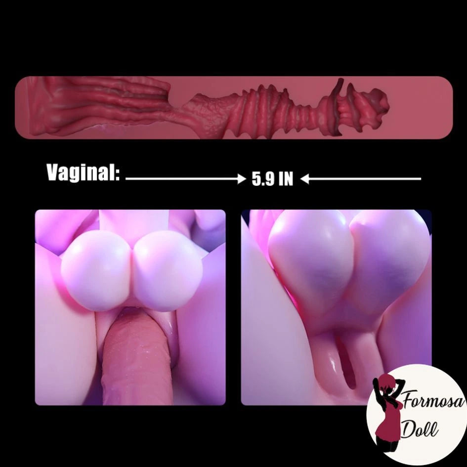 Sinen-chan 3.0 – Mini poupée sexuelle Futanari Hentai – 63 cm (24,8 pouces)