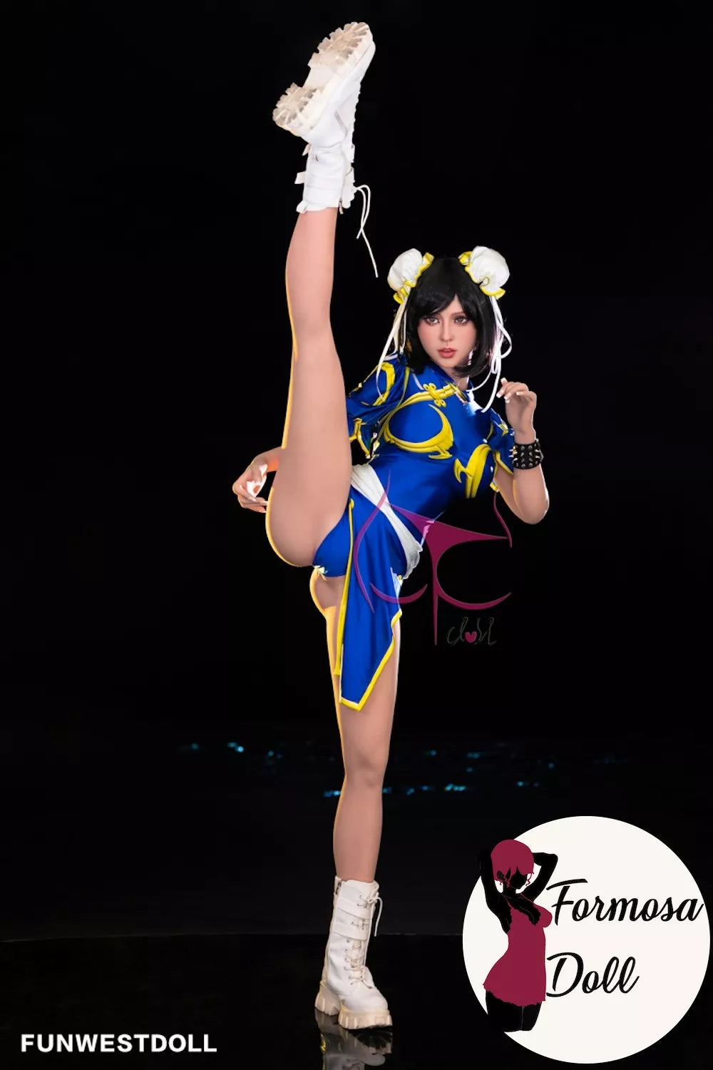 Anime Lucy Chun-Li Cosplay Sex Doll in TPE - 155cm (5ft1)