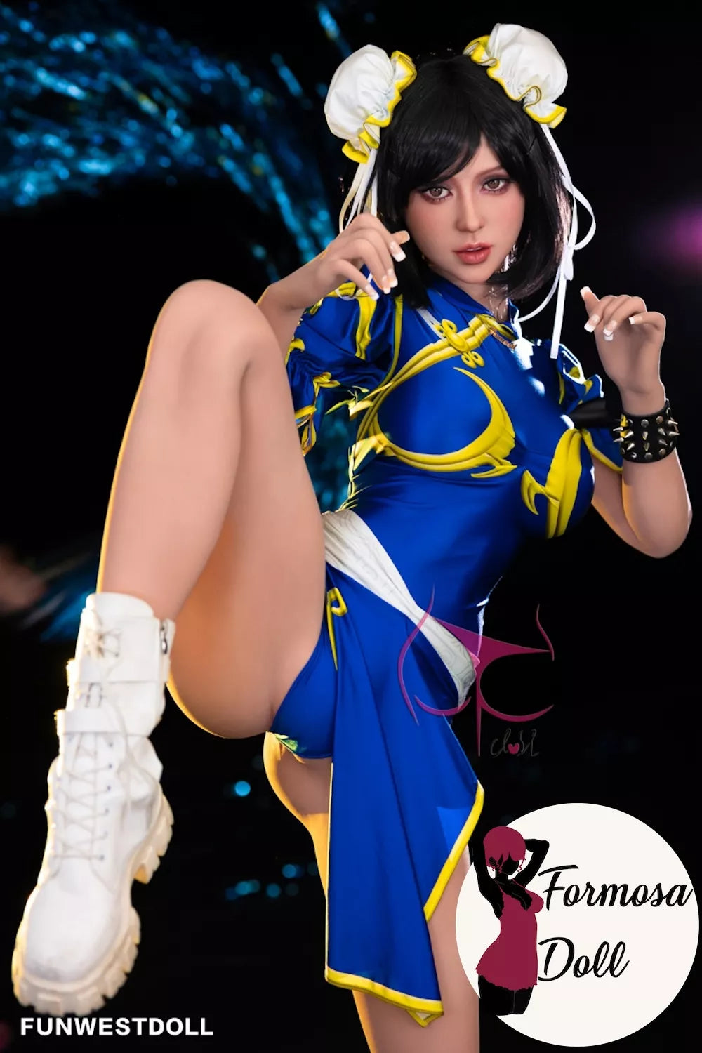 Anime Lucy Chun-Li Cosplay Sex Doll in TPE - 155cm (5ft1)