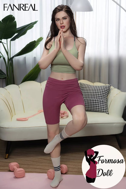 Gina – Bambola sessuale insegnante di yoga in silicone platino – 168 cm