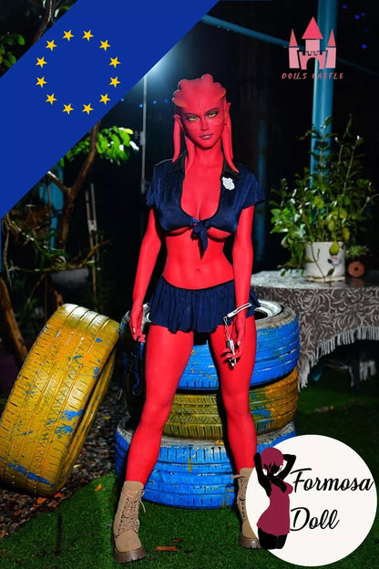 Grace F A9 - Red Skin Alien Sex Doll in TPE - 160cm EU STOCK