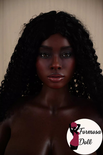 GT02-J116 Ebony Beauty Love Doll in Silicone - 163 cm (64.2 in)