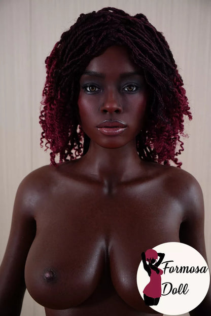 GT02-J116 Curvy Ebony Love Doll in Silicone - 163 cm (64.2 in)