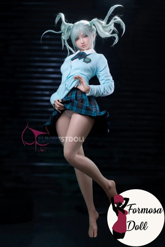 Amy 159 cm (5ft2) - Hatsune Miku Cosplay Sex Doll in Silicone