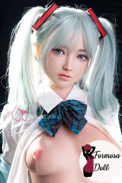 Amy 159 cm (5ft2) - Hatsune Miku Cosplay Sex Doll in Silicone