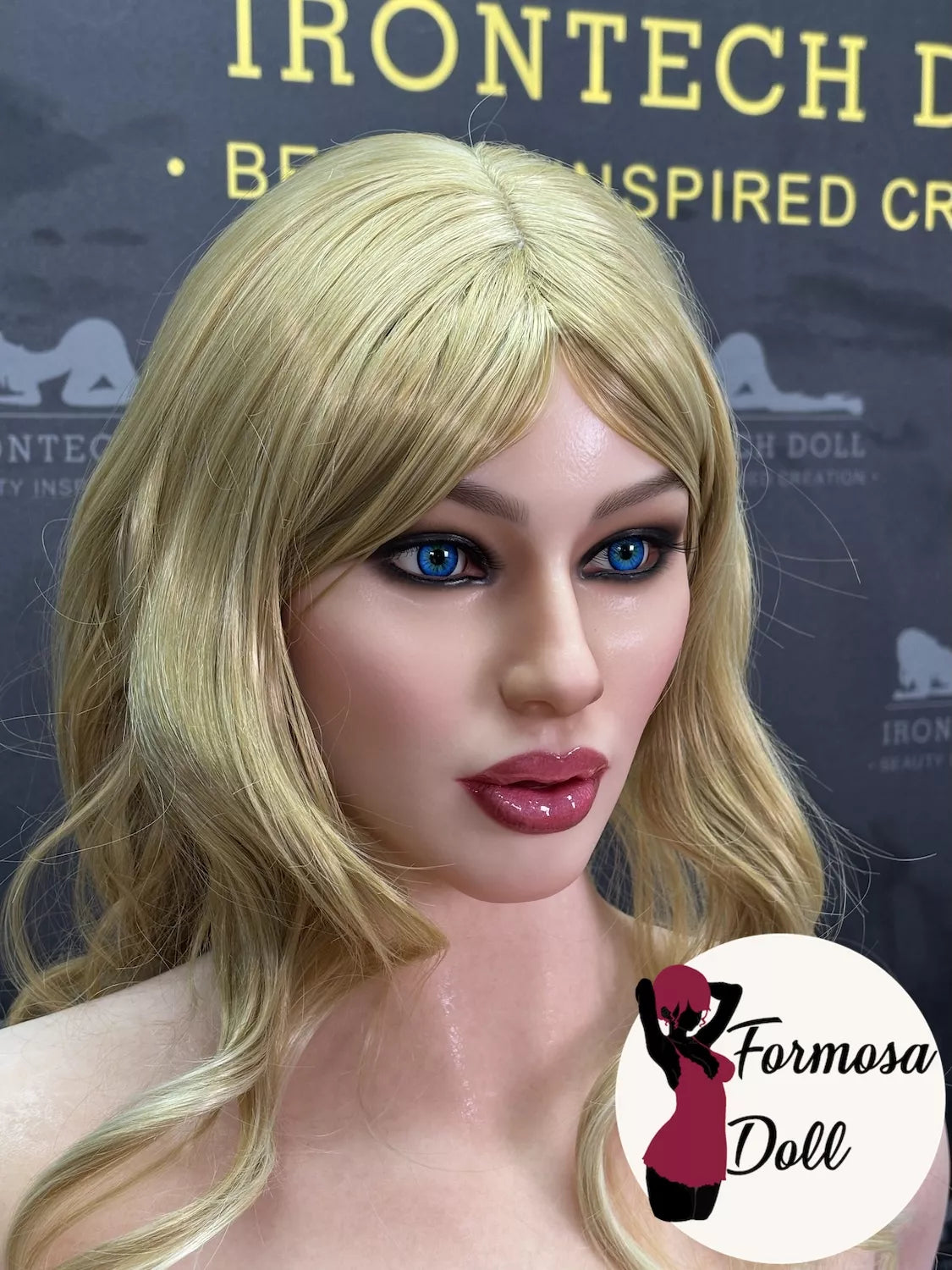 Hedy Blonde MILF Sex Doll in Silicone with Curvy Breasts - 160cm US Stock