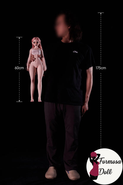 Hilary 60cm (23.6inch) - Mini Bambola del Sesso in Silicone di CLIMAX