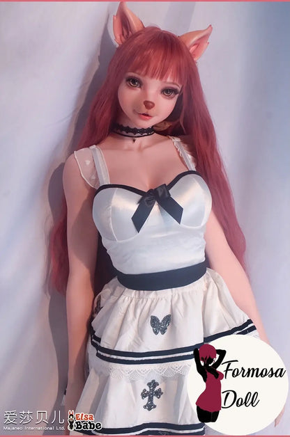 Inujima Haruko 148 cm (4ft85) - Wolfy Kemonomimi Sex Doll in Silicone