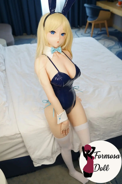 Azuna 148 cm - Poupée sexuelle en silicone blonde et anime style