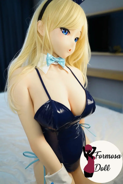 Azuna 148 cm - Poupée sexuelle en silicone blonde et anime style