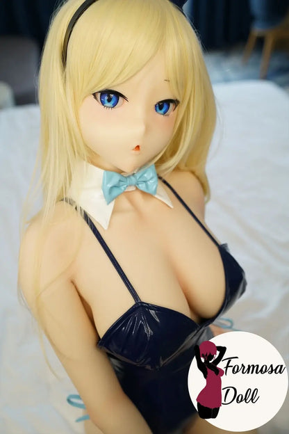 Azuna 148 cm - Poupée sexuelle en silicone blonde et anime style
