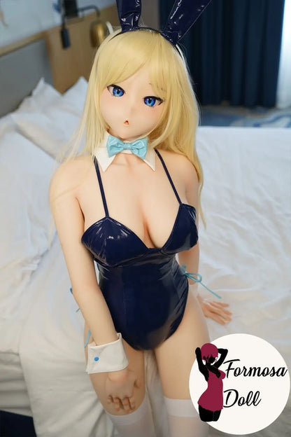 Azuna 148 cm - Poupée sexuelle en silicone blonde et anime style
