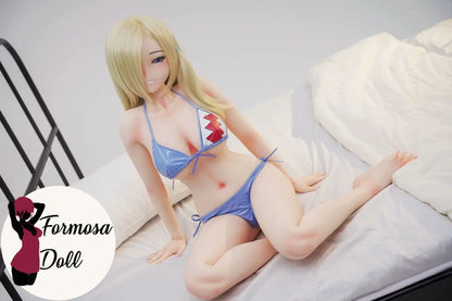 Kasumi 148 cm - Poupée sexuelle bikini anime en silicone ultra doux