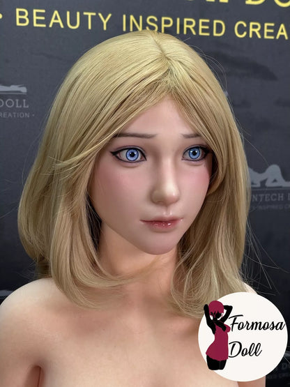Kitty Blonde Asian Sex Doll in Silicone - 165cm US Stock