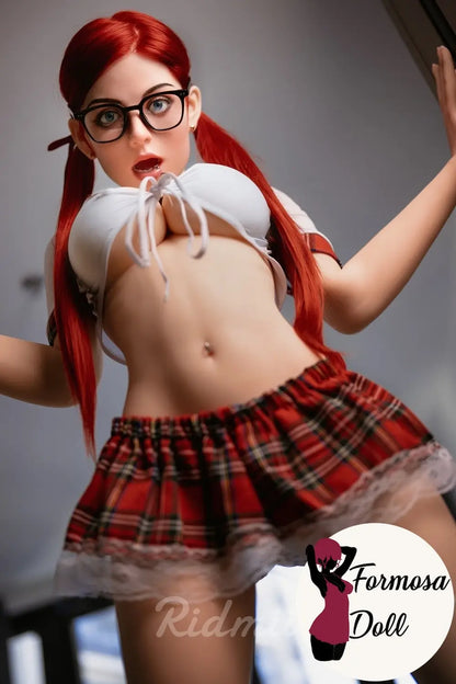 Janice – Poupée réaliste hybride tête silicone + corps TPE – 160 cm