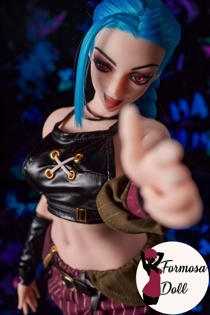 Jetta Anime Cosplay Mini Sex Doll in Silicone - 70cm