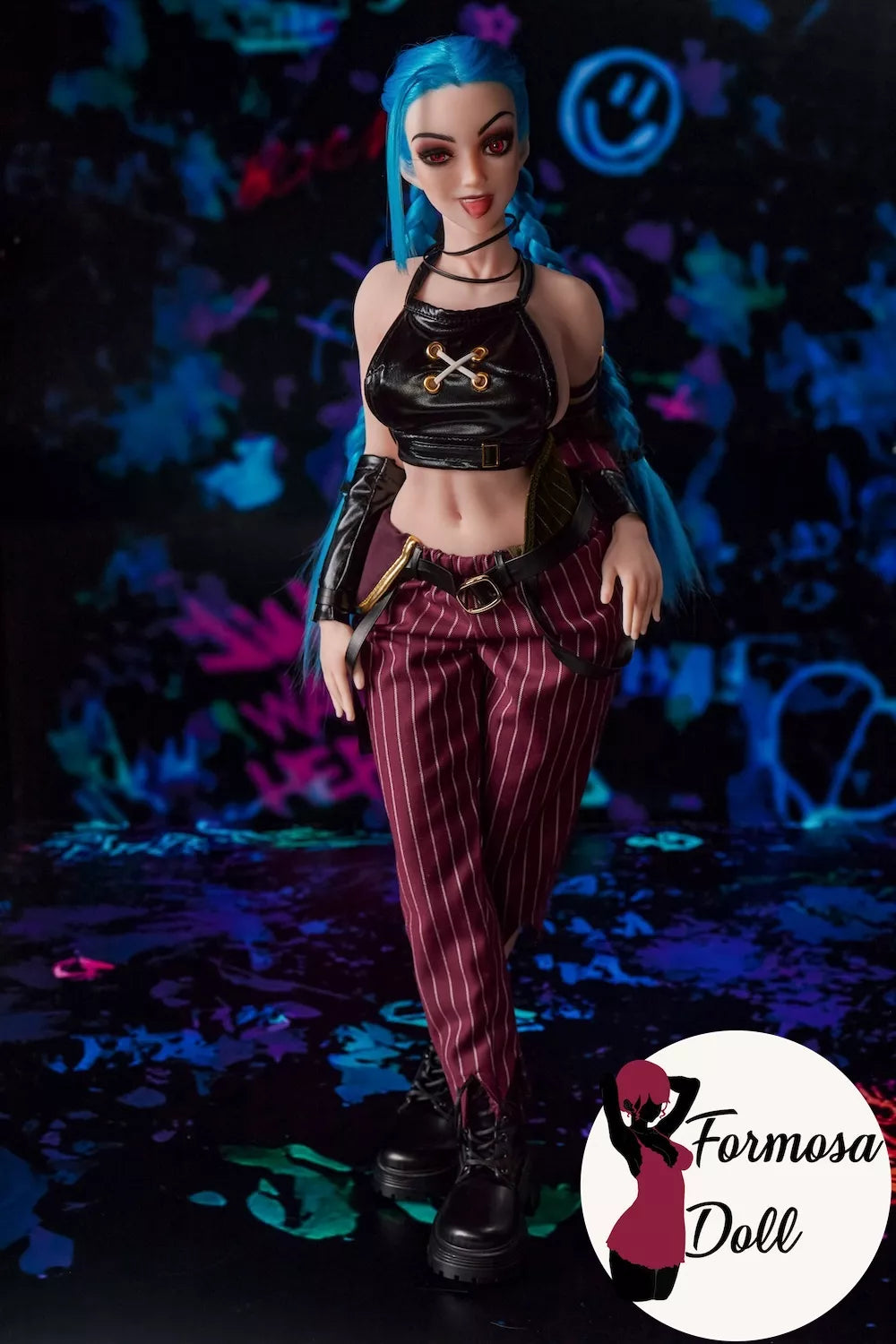 Jetta Anime Cosplay Mini Sex Doll in Silicone - 70cm