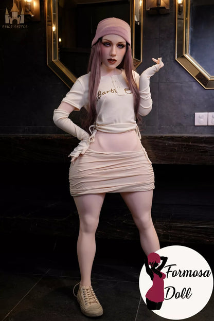 Jovelle - Hybrid Femboy Sex Doll with Silicone Head - 148cm