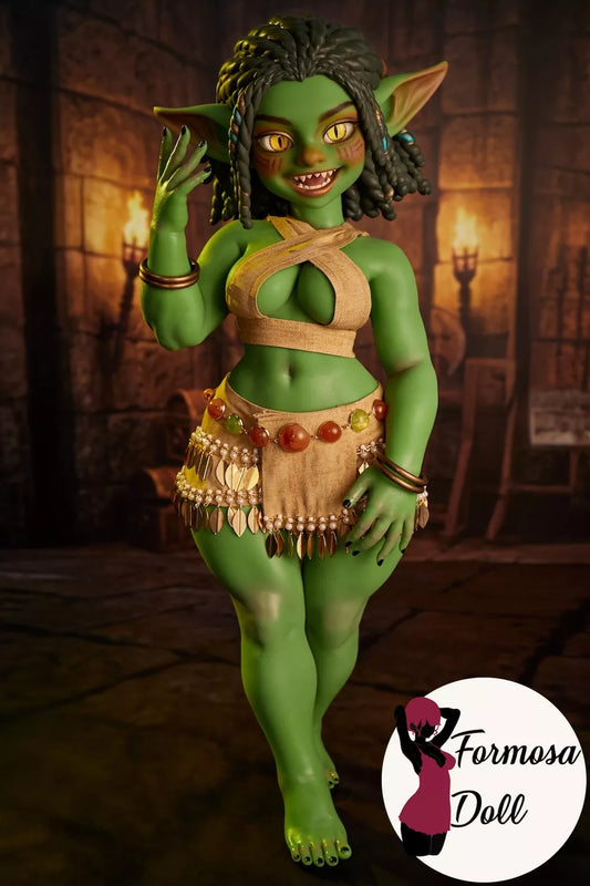 Kaela Mini Goblin Sex Doll in Silicone - 70cm