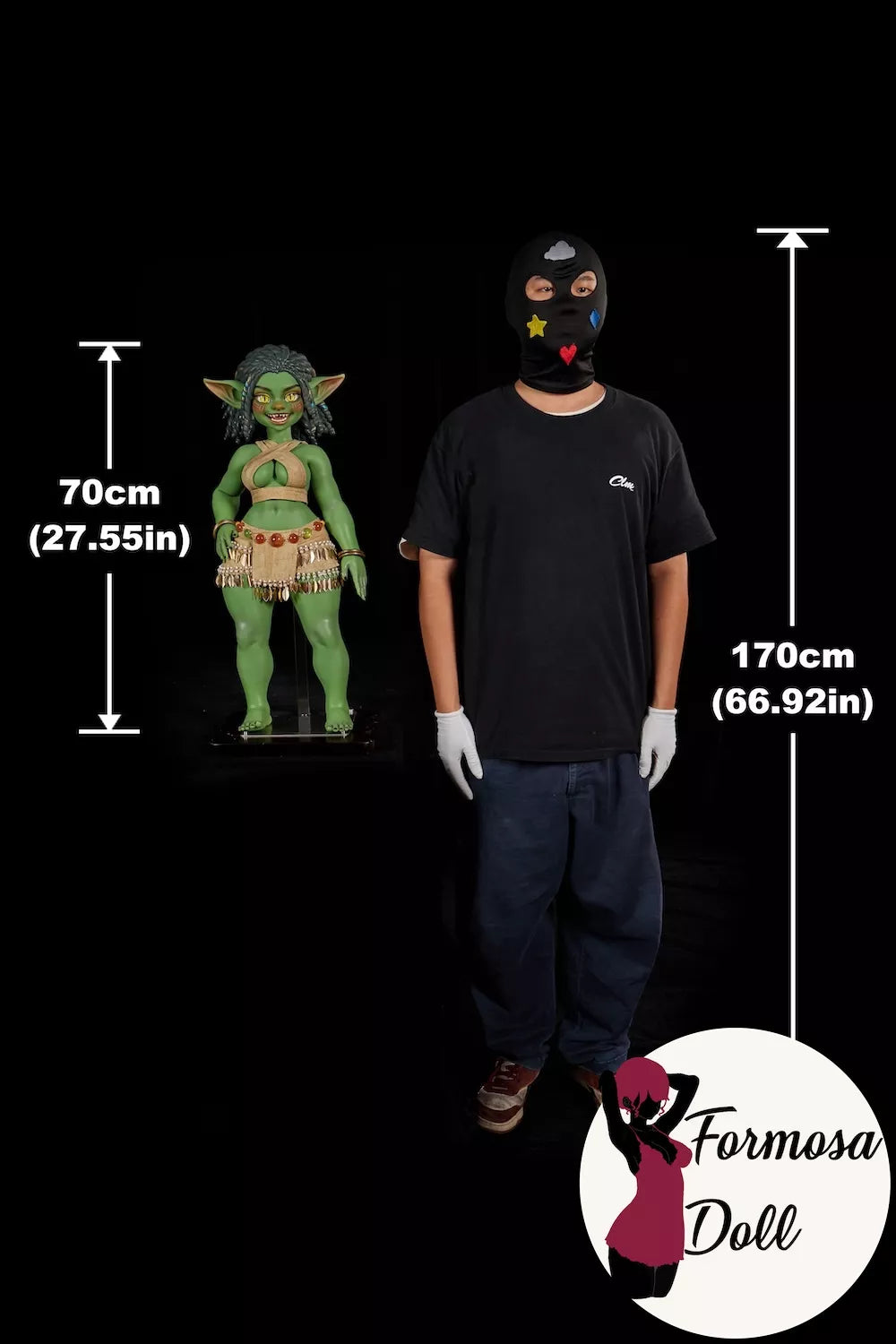 Kaela Mini Goblin Sex Doll in Silicone - 70cm