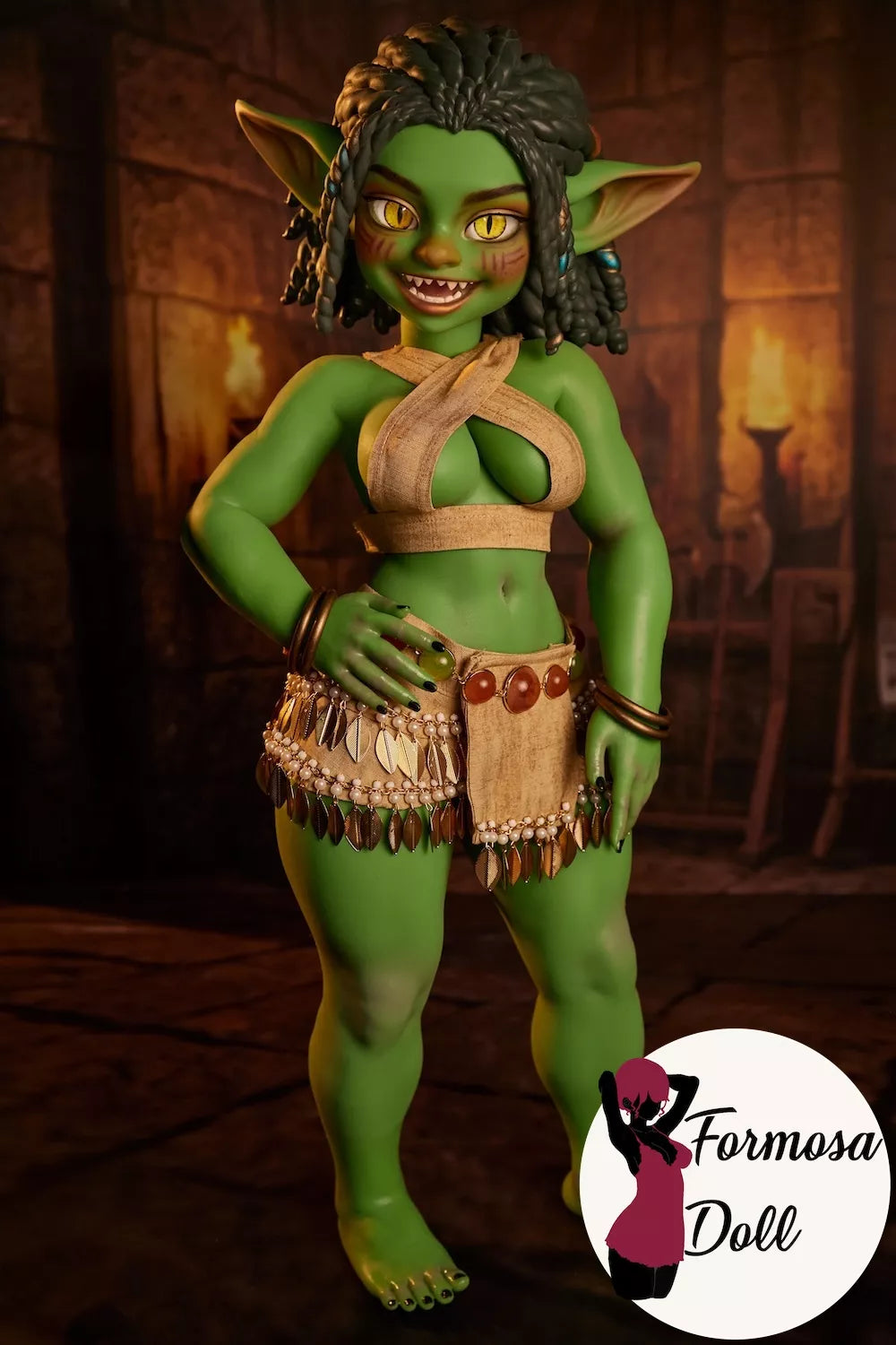 Kaela Mini Goblin Sex Doll in Silicone - 70cm
