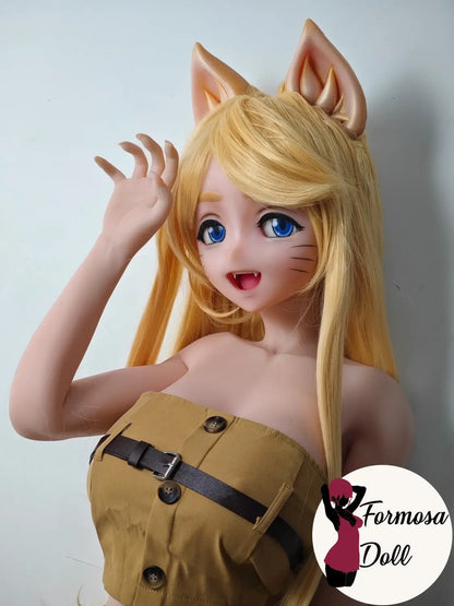Kako Motoko 148 cm (4ft10) - Kemonomimi Style Furry Sex Doll in Silicone