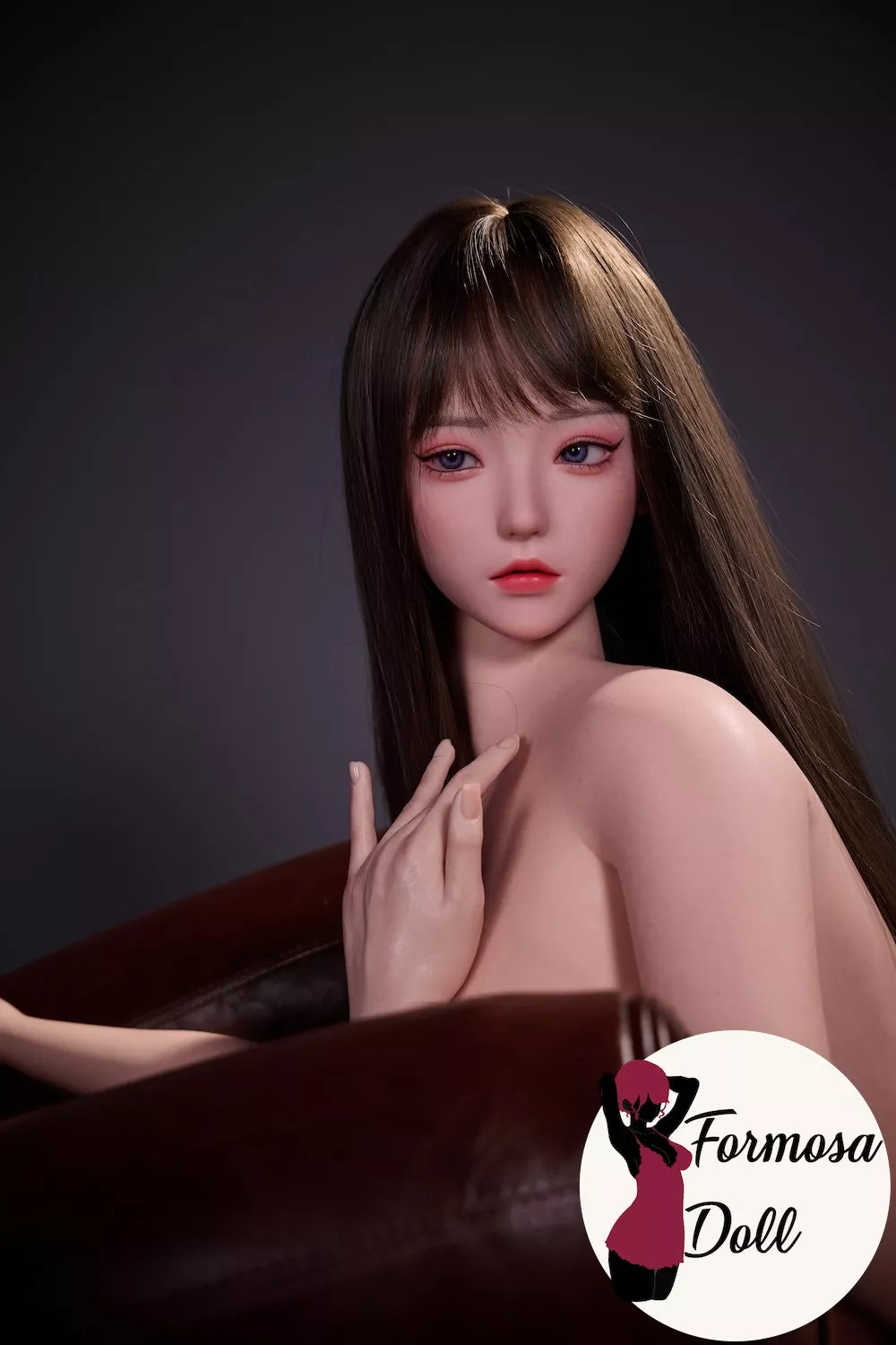 Kate Asian Torso Sex Doll in Silicone with Big Breasts - 105cm