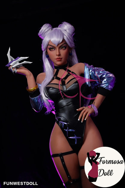 KDA All Out Evelynn Cosplay Sex Doll in STPE 155 cm (5ft) US STOCK