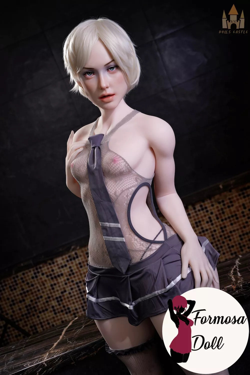 Kimora - Hybrid Queer TPE Sex Doll with Silicone Head & B Cup - 148cm