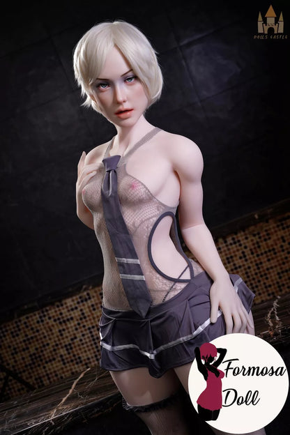 Kimora - Hybrid Queer TPE Sex Doll with Silicone Head & B Cup - 148cm