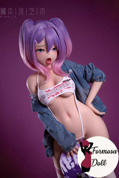 Kokona Skater Girl Sex Doll in Silicone with Jelly Breasts - 146cm
