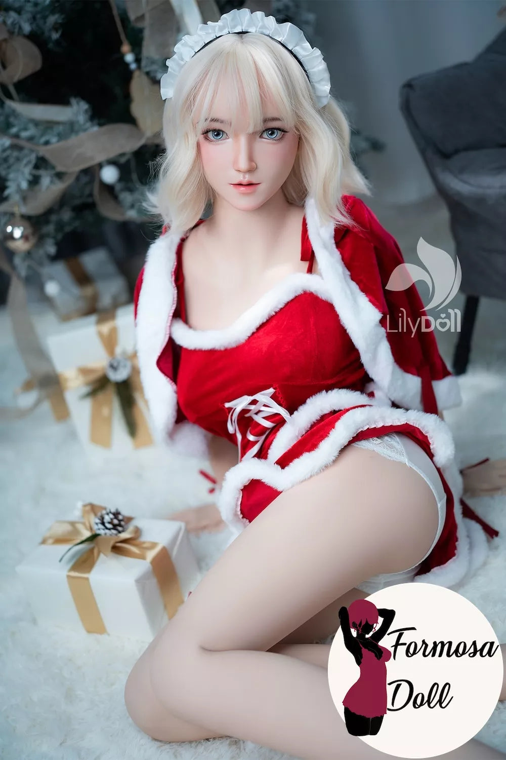 Freya C - Hybrid Sex Doll with Platinum Blonde Hair and C Cup - 158cm (5ft2)