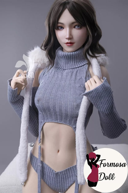 Freya D – Bambola sessuale ibrida asiatica in TPE e silicone, coppa B 159 cm