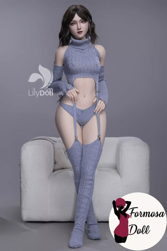 Freya D – Bambola sessuale ibrida asiatica in TPE e silicone, coppa B 159 cm