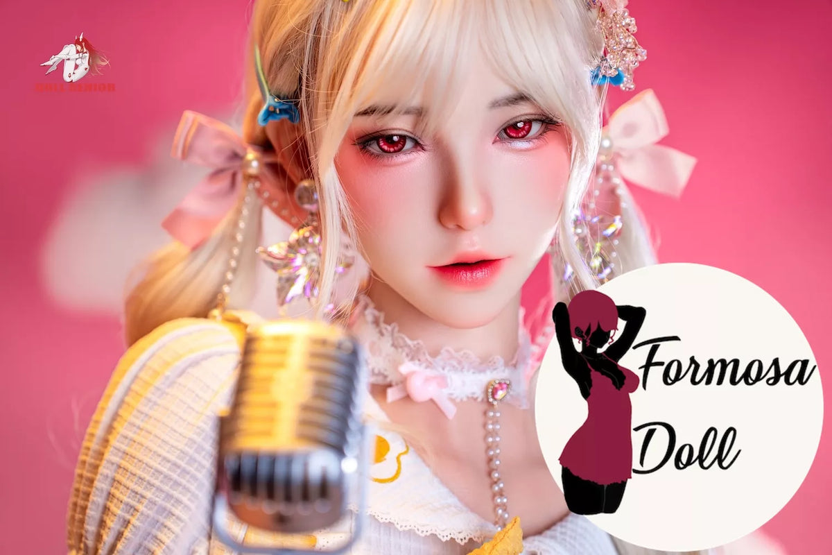 Linsha Blonde Asian Singer Silicone Sex Doll with G-Cup - 170 cm