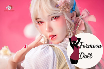 Linsha Blonde Asian Singer Silicone Sex Doll with G-Cup - 170 cm
