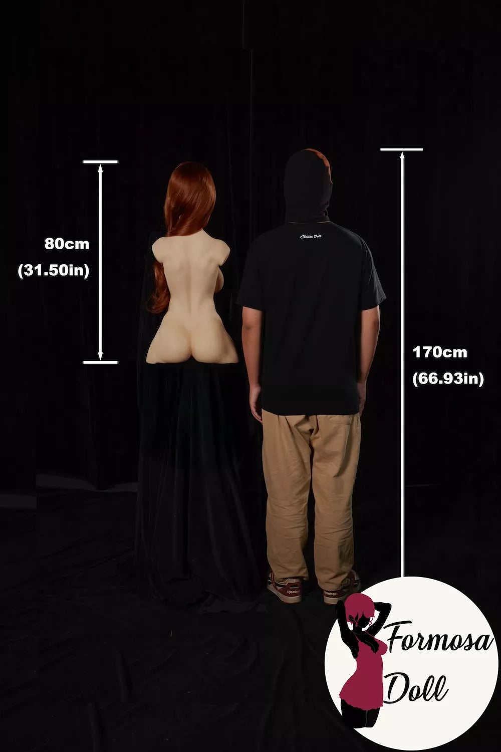 Livia - ULW663 Light Weight Athletic Redhead Sex Torso in Silicone - F Cup 14.5kg(31.97LB)