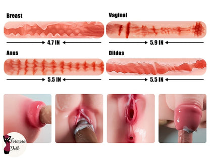 Lucy - Jouet sexuel fantastique hentai de 5,1 kg (11,24 lb) avec seins pénétrables