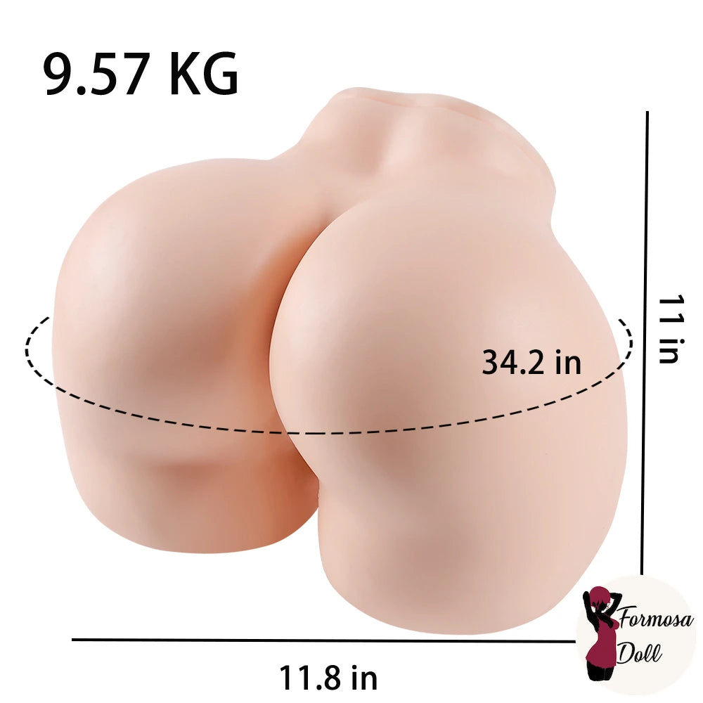 Torse en silicone Luna 9,57 kg (21 lb) - Courbes réalistes et toucher doux