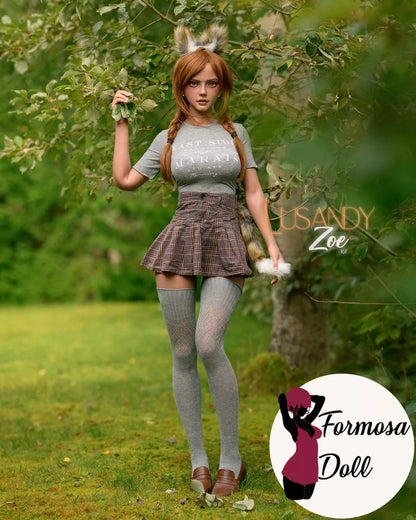 Zoe E-Girl Silicone Sex Doll with D-Cup - 161 cm