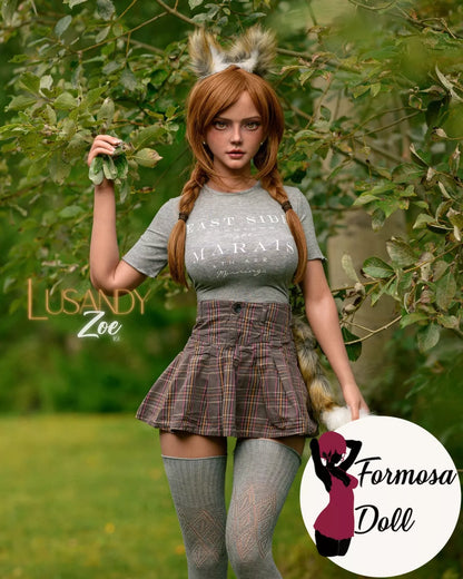Zoe E-Girl Silicone Sex Doll with D-Cup - 161 cm