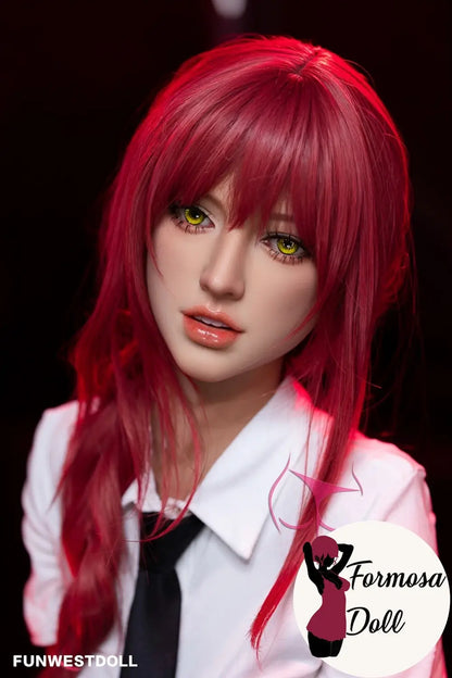 Chloe 162 cm (5ft3) Makima Cosplay TPE Sex Doll