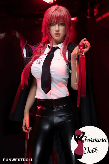 Chloe 162 cm (5ft3) Makima Cosplay TPE Sex Doll