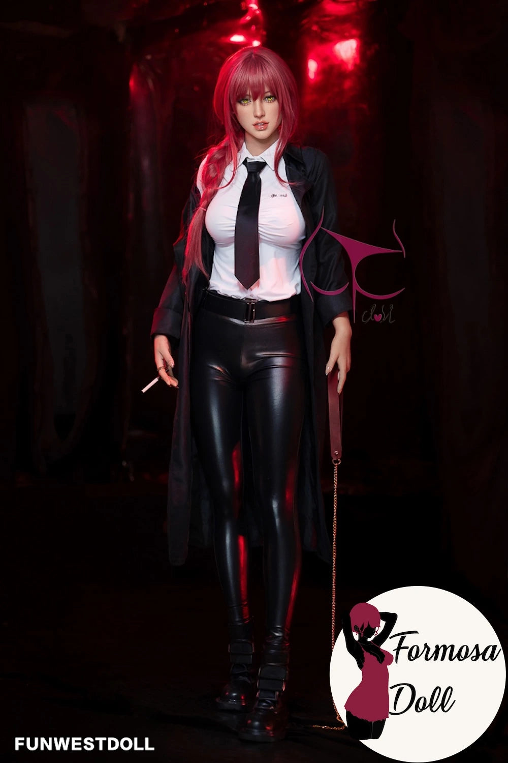 Chloe 162 cm (5ft3) Makima Cosplay TPE Sex Doll