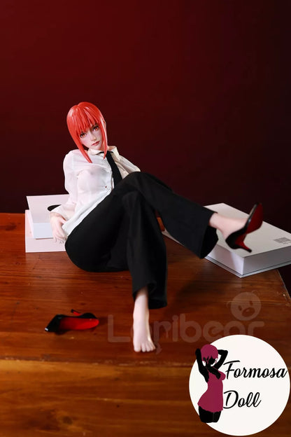 Makima - Sex Doll Figure Anime in Silicone 71,5 cm, Outfit Incluso