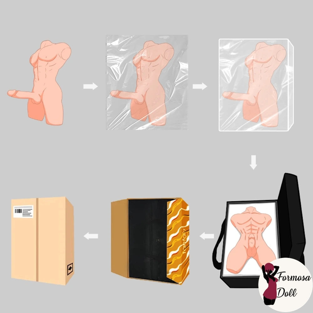 Mark - TPE male sex torso 15.3kg (33.7LB) | EU STOCK