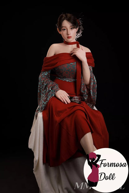 Meng Qi Modern Hanfu Chinese Sex Doll in Silicone with ROS - 163 cm