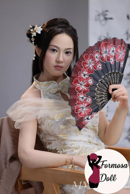 Meng Fei Traditional Style Chinese Sex Doll in Silicone with Seamless Neck - 153 cm